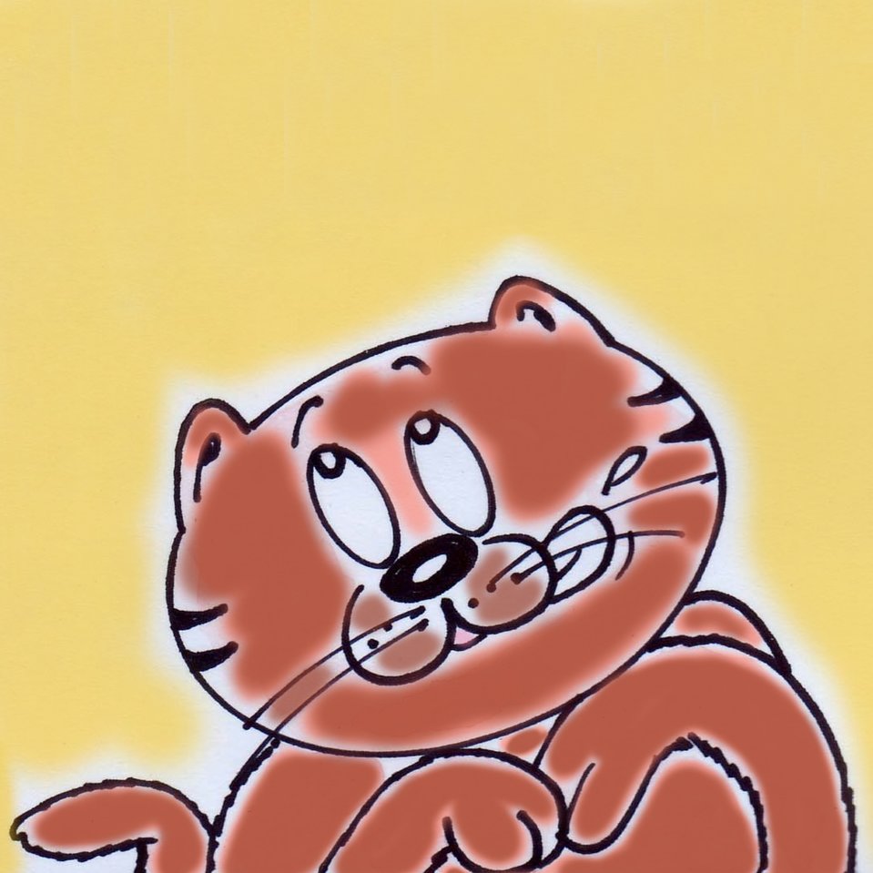 Chú mèo ăn kẹo